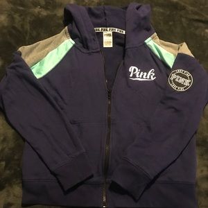 Vs Pink full zip hoodie
